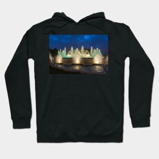 Colorful performance of Magic Fountain Hoodie